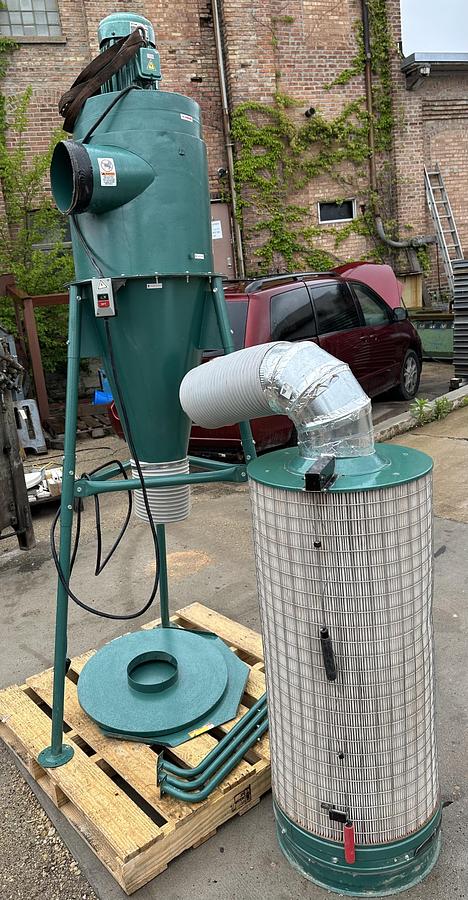 Used Grizzly G0525 Dust Collector 3hp 220V 1ph 1800 CFM