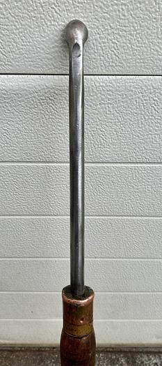 Used Metal Spooned Spinning Tool ~ 29" Length - 7/8" Tip ~ (5787)