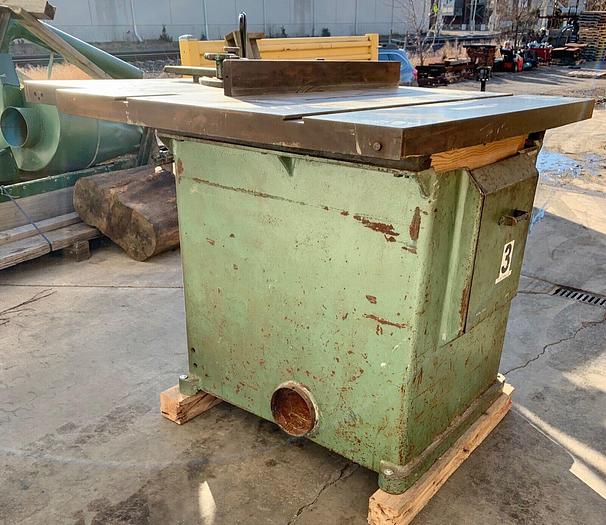 Used Tannewitz Model U 16" Table Saw Dual Voltage 240/480 5hp W/ Fence (101664)