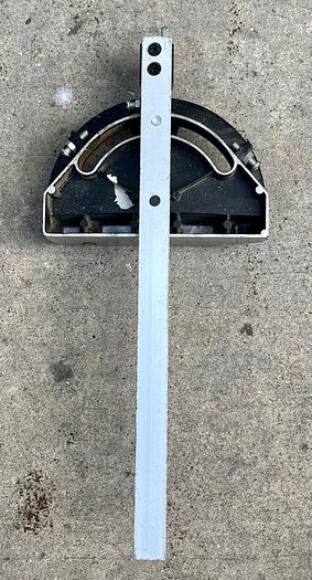 Used Delta / Rockwell T Slot Miter Gauge & Bar  12 1/2" x 3/4" Bar 1/4" Thick (5677)