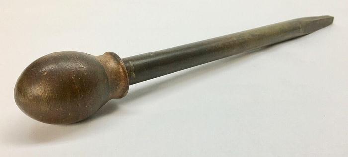 Used Metal Spinning Tool BRONZE Large 1 3/4" Ball Tip End 14" x 3/4" (101272)