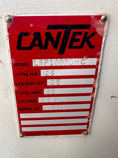 Used 2016 40" Cantek Planer # LSP1000DHC w/ Digital Read Outs 25hp