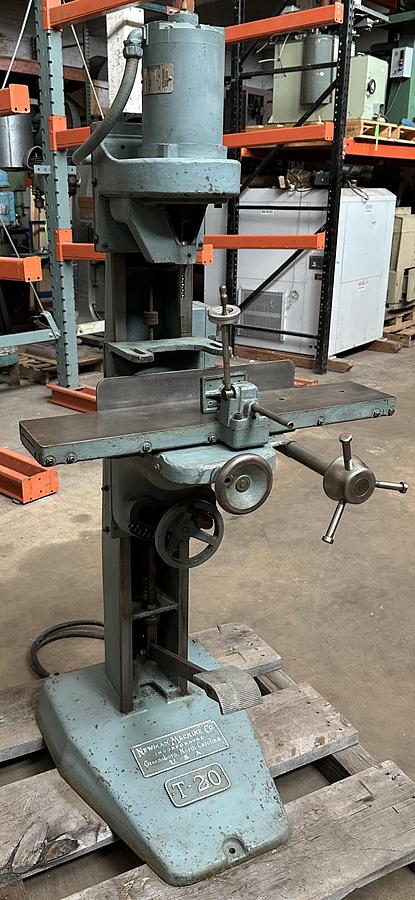Used Newman T-20 Mortiser 1/2hp ~ 3ph ~ 208-2200/440  