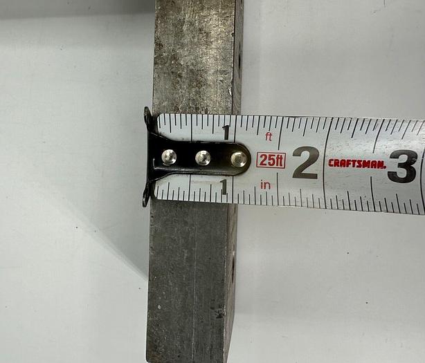 Used Unbranded Lathe Tool Rest ~  10" x 2" x 1" ~ w/ 1/2" Holes (5950)