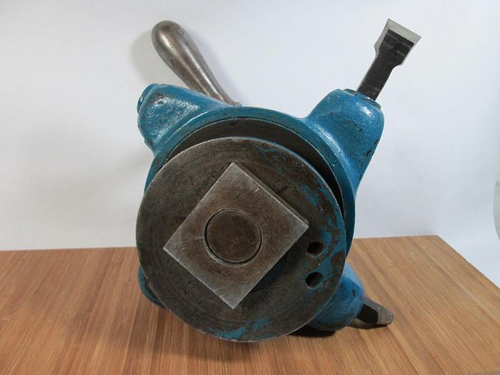 Used 4 Position Wood Lathe Turret Fits 2" x 2.5" T-Slot Swivels and Tilts (100890)