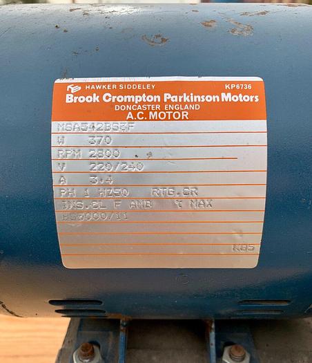 Combustion Air Blower for Use in Forge Glass Melting Furnaces (101579)