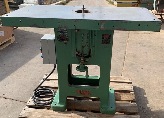 Used Moak Shaper w/ 3/4" Spindle Wired 240V ~ 3ph ~ High Speed Precision Oil Bearings
