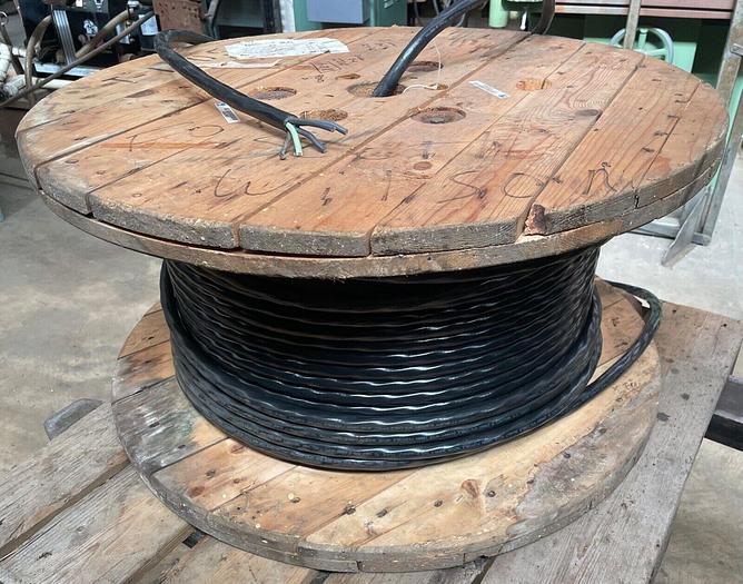 Used Belden # 29503 Wire 10AWG 3C XLPE Foil Braided Shielded Cable Aprox 608' (5687)