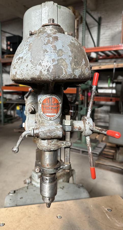 Used Walker Turner radial drill press 3/4hp, 115/30V 1ph