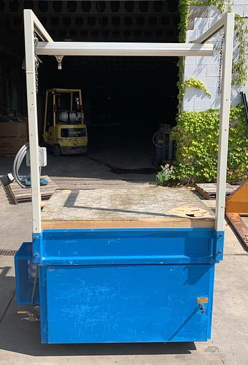 Used Denray Downdraft Table # 3444B Super w/Light 2hp 3ph 220/460 (101869)