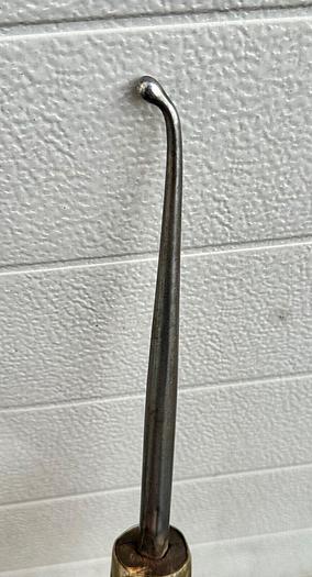 Used Metal Ball Tipped Hook Spinning Tool ~ 21" Length 5/16 Ball Tip ~ (5804)
