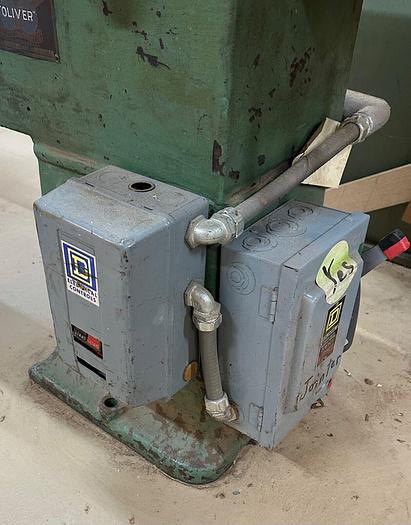 Used Oliver 12" #166-BD Joiner 5hp ~ 480V ~ 3ph w/ Fence & Guard (5596)