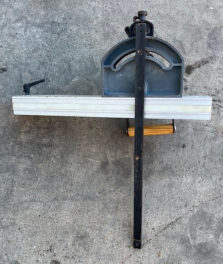 Used Accu-Miter Gauge 3/4" Bar Width 19" Bar Length 19" Head Length W/ Clamp (5775)