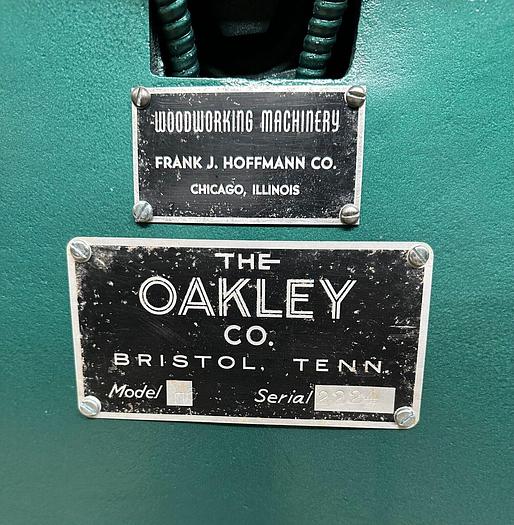 Used Oakley H6 Edge Sander 2hp 3ph 220/440 ~ FRESH PAINT ~  (6066)