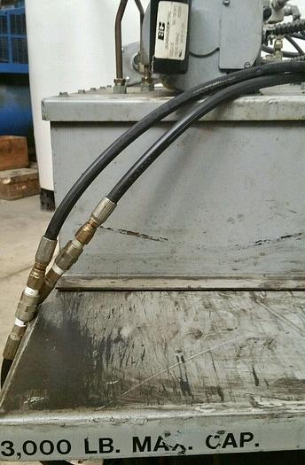 Used American Lift 3000 lbs 48 inch rotary scissor lift table hydraulic rotation