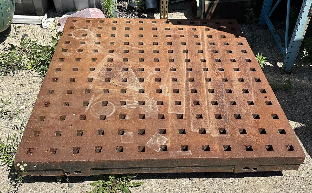 Used Acorn Welding Table 59" x 59" ~ No Legs