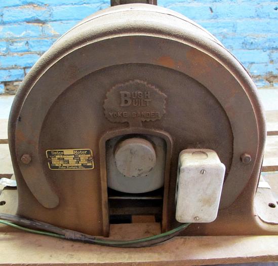 Used Bush Built 2" Wide Yoke Sander 220/440V 3 Phase 3/4 HP 1725 RPM