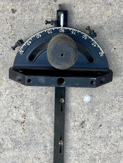 Used Delta / Rockwell T Slot Miter Gauge & Bar  12" x 3/4" Bar 3/8" Thick (5678)