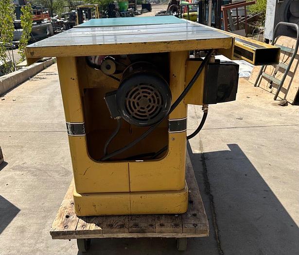 Used Powermatic # 66 Table Saw 10" w/ 5hp Motor 230V 3ph & Extension Table (5379)