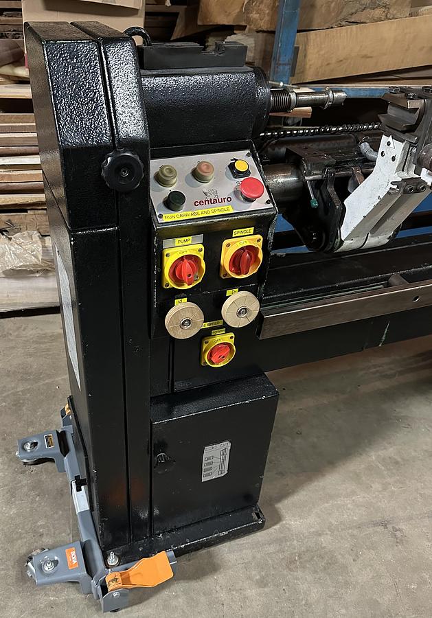 Used Centauro TC1200 Hydraulic Feed Dual Mechanical Tracer Lathe 220V