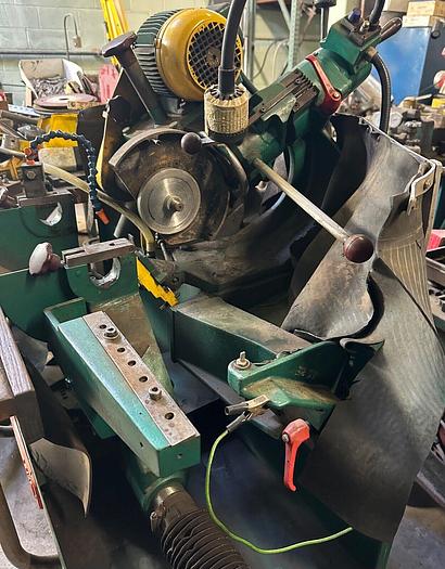 Used Wadkin Profile Grinder # NX156 Wired 220V 3ph w/ Arbor for W&H Knives (5942)