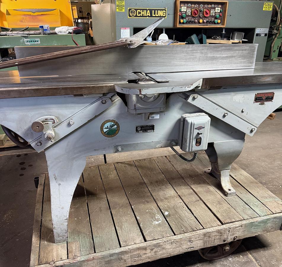 Used Northfield 12" Heavy Duty Hand Jointer 3Hp 208-220/416-440V 3600RPM 3ph