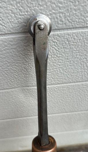 Used Metal Spinning Beading Tool ~ 19" Length 1" Wheel ~ (5803)