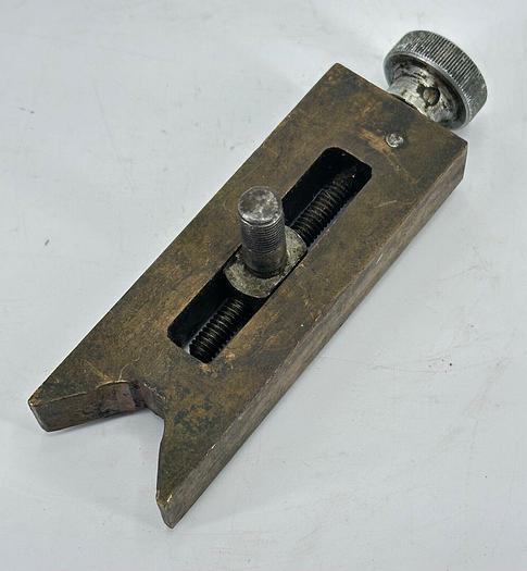 Used Monarch 10EE Round Dial Machine Lathe 2 Leg Follow Rest Replacement JAW (5972)