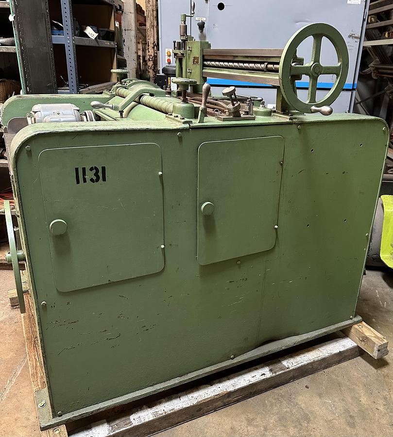 Used Buss 4L 30" Planer w/ Grinder & Jointer 220/440V 3ph