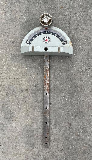 Used Delta / Rockwell Miter Gauge & Bar  18" x 3/4" Bar 3/8" Thick (5685)