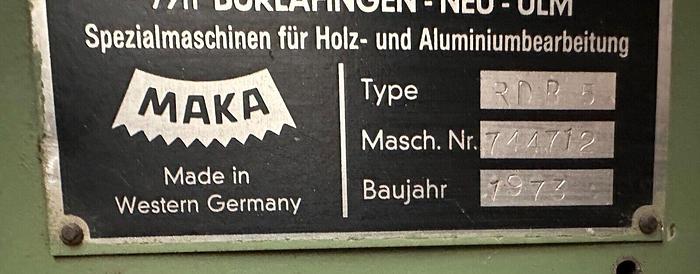 Used Maka # RDB 5 Chisel Mortiser (6102)