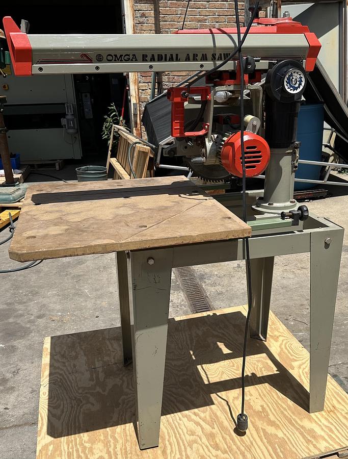 Used Omga / Derda 12" Radial Arm Saw # RN450 ~ 230V ~ 4hp