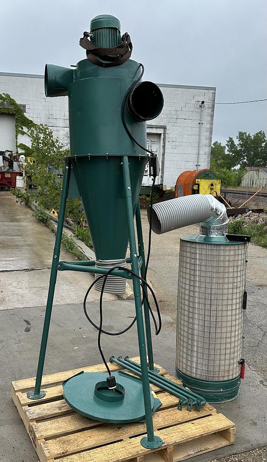 Used Grizzly G0525 Dust Collector 3hp 220V 1ph 1800 CFM