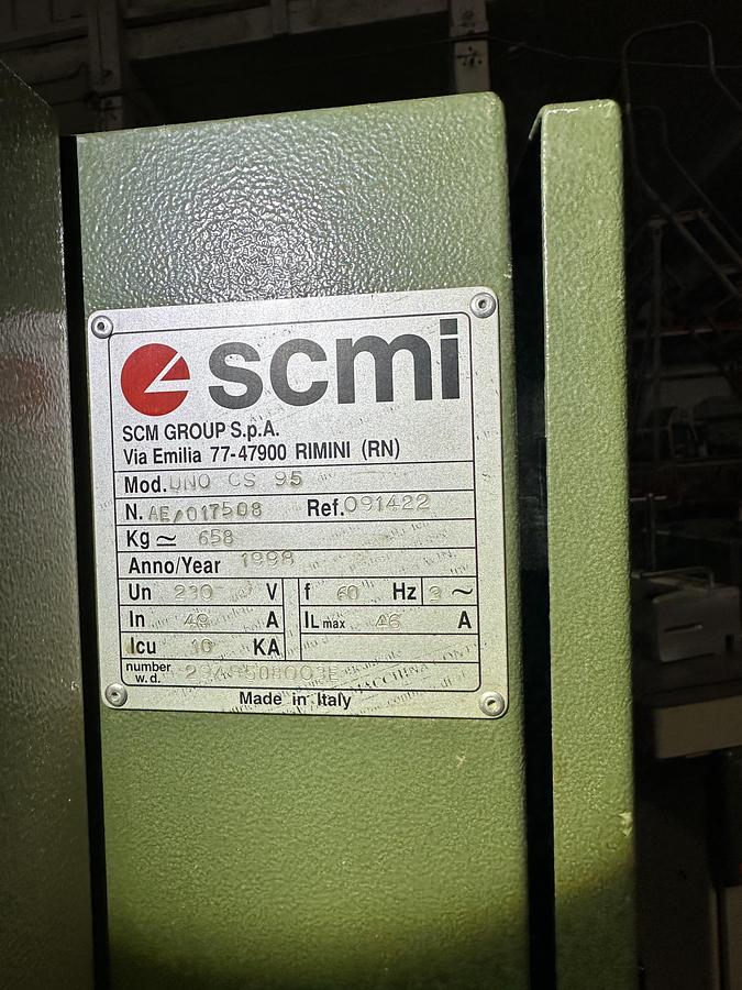 Used SCMI Sandya 1K Uno CS 95 Widebelt Sander 37" ~ 230V ~ 3ph