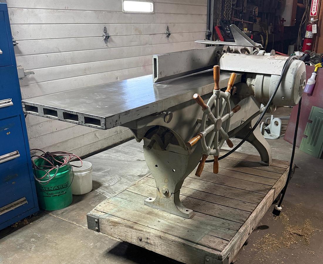 Used Northfield 12" Heavy Duty Hand Jointer 3Hp 208-220/416-440V 3600RPM 3ph