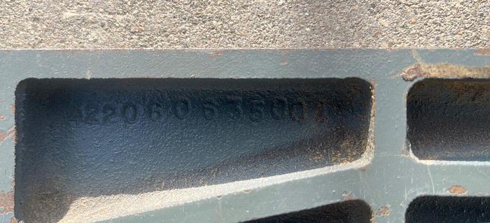 Used Delta Throat Plate for 12" or 14" Table Saw (6437)