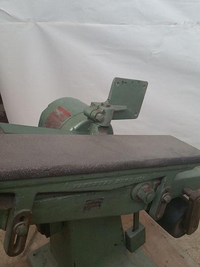 Used Universal belt sander Premier tilting head 6 inch belt 7x28 platen