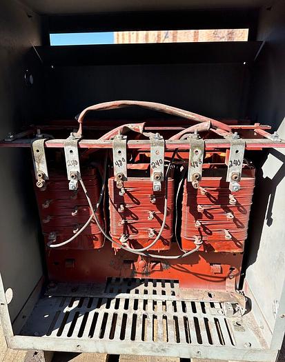 Used GE Transformer # 9T23B3883 45KVA Pri 480V Sec 240V (5711)