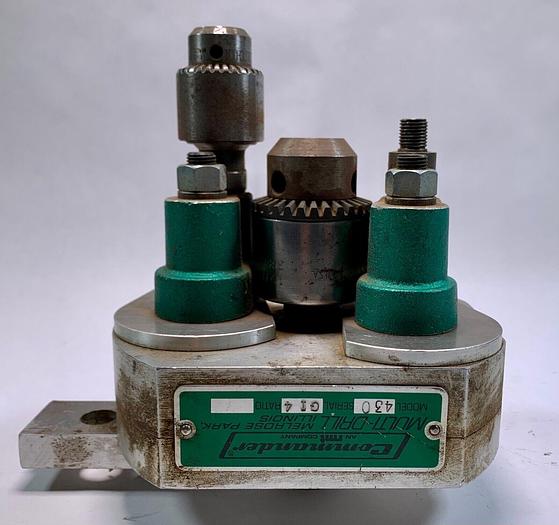 Used Rockwell Commander Multi Drill Head # 430 w/ Jacobs chucks & Quill  (101681)