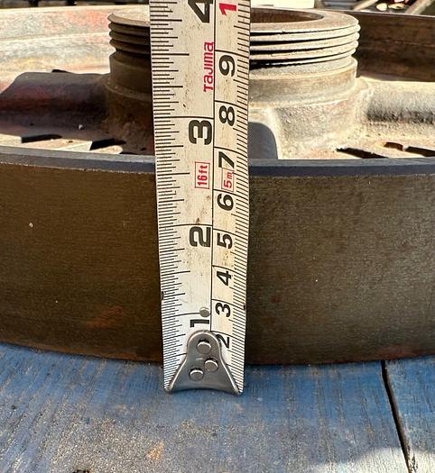 Used 21" Lathe Faceplate w/ L1 Mount Will fit a 17" Clausing Colchester Lathe (5713)