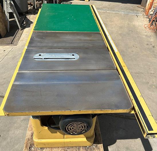 Used Powermatic # 66 Table Saw 10" w/ 5hp Motor 230V 3ph & Extension Table (5379)