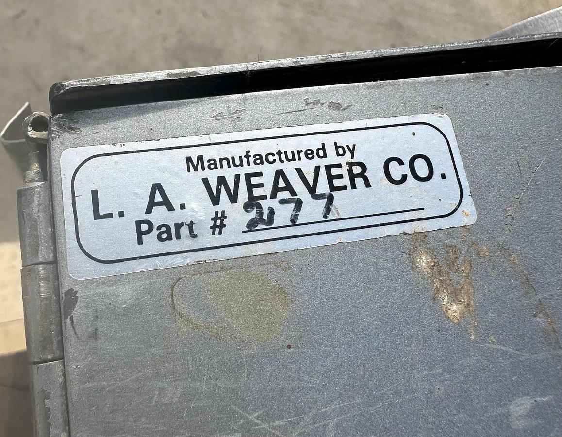 Used LA Weaver Shaper  1 1/4" Spindle ~ 220V ~ 1ph Tenon Jig Panel Hold Down +