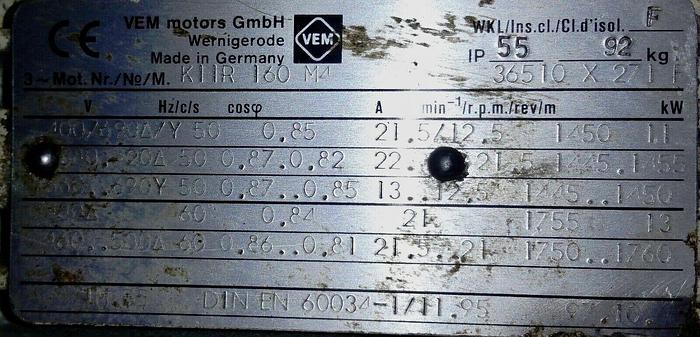 Used 15hp Hydraulic Pump Tank Control Breitenbach Reservoir Vickers VEM Hydrotechnik