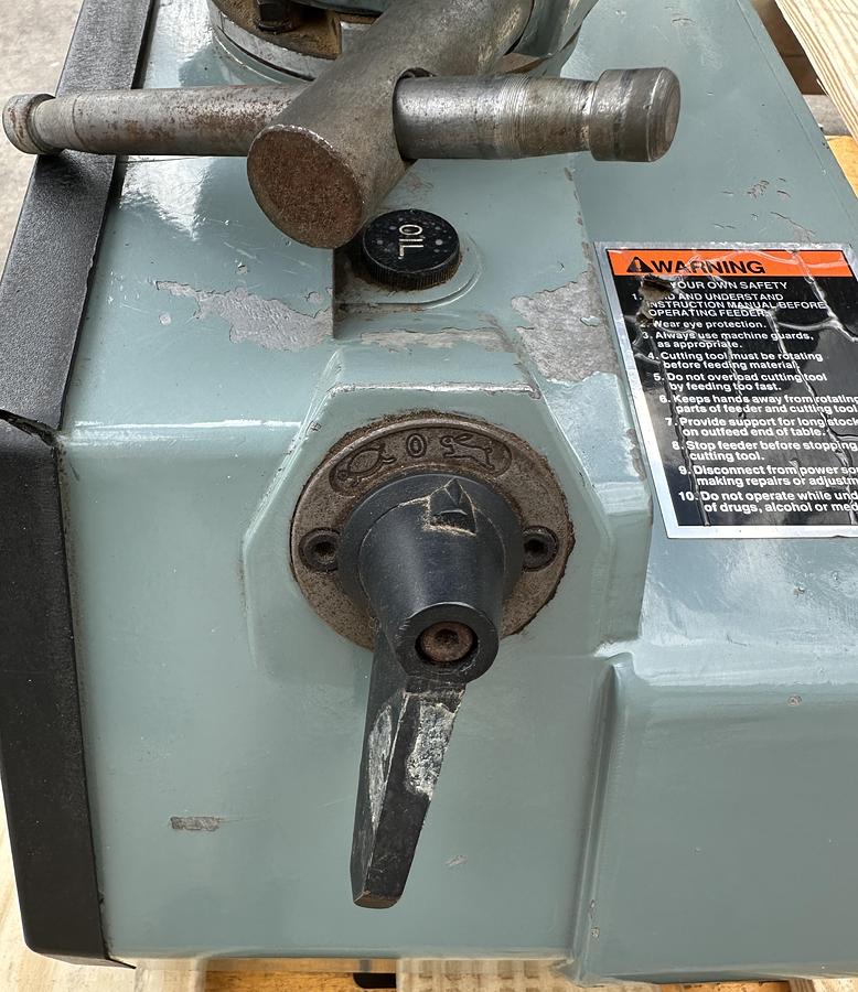 Used Delta 36-840 Power Feeder 8 Sp ~ 1hp ~ 3ph