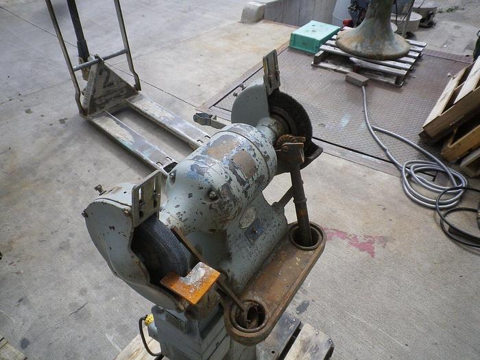 Used Stanley Grinder 1hp 1725 rpm 9 inch wire wheel 8" sharpener buffing stone