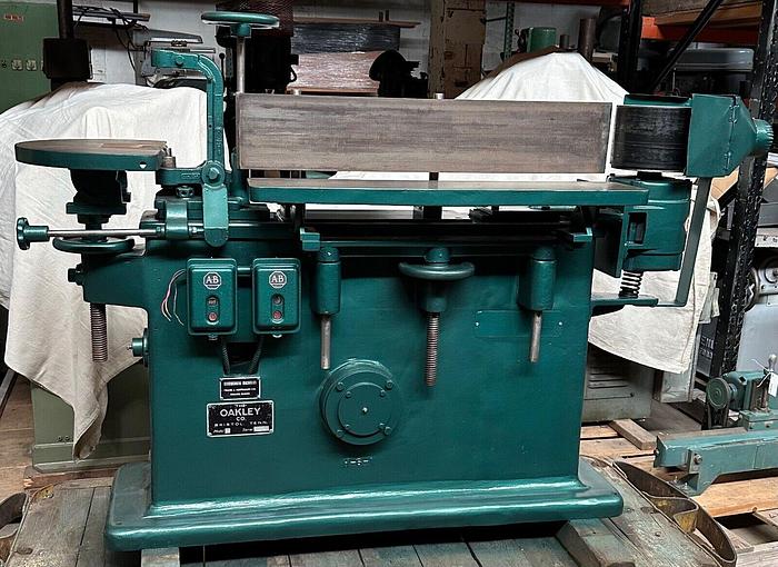 Used Oakley H6 Edge Sander 2hp 3ph 220/440 ~ FRESH PAINT ~  (6066)