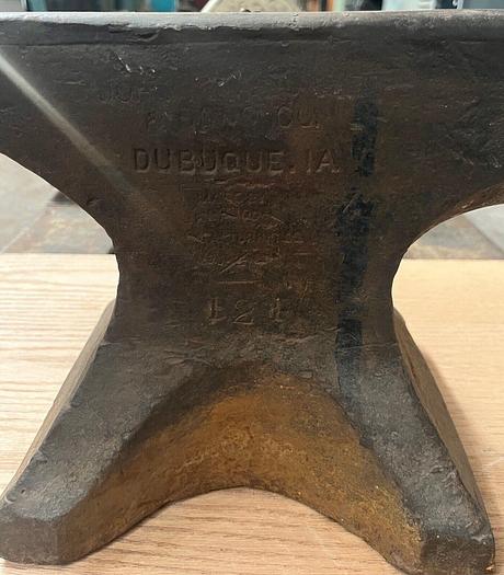 Used Hay Budden Manufacturing Co. Anvil 121lbs (6098)