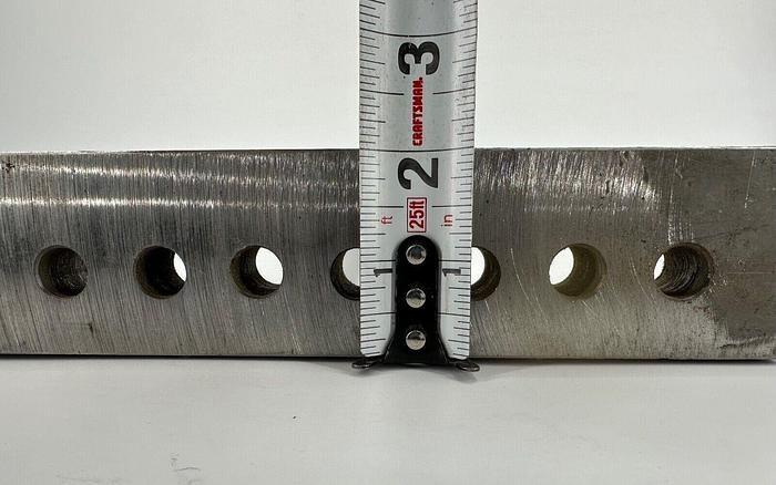 Used Unbranded Lathe Tool Rest ~  10" x 2" x 1" ~ w/ 1/2" Holes (5950)