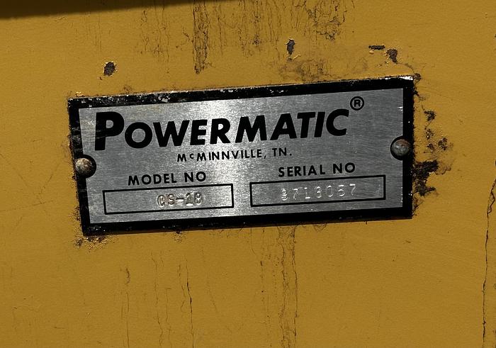 Used Powermatic upcut saw cs18