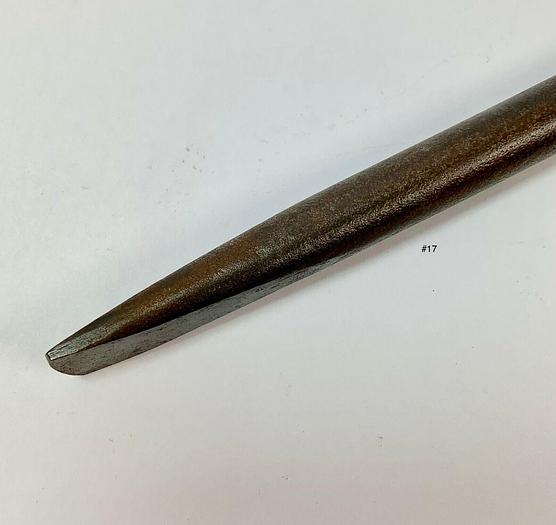 Used Metal Spinning Tool 3/4" Flattened Tip End  10 1/2" x 1/2" (101256)